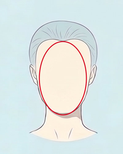 길쭉형 얼굴형